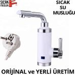 Beyaz Elektrikli Ani Su Isıtıcı, Pratik ve Hızlı Sıcak Su Sağlayıcı - 1BW-Beyaz