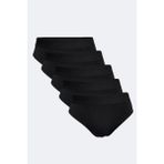 Beyaz Erkek 5 Li Modal Slip Külot 5m080