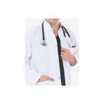 Beyaz Erkek Hakim Yaka Doktor Hemşire Laboratuvar Önlüğü - 3XL