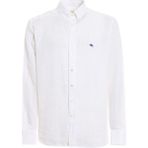 Beyaz Erkek Keten Gömlek - 3XL