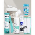 Beyaz Erkek Spor Ayakkabı Bakım Seti ( Boya & Deodorant & Köpük & Jel )