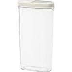Beyaz Erzak Saklama Kabı, 8X30 Cm, 2,3 L, Dayanıklı ve Şık Tasarım