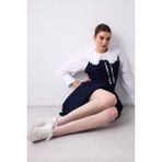 Beyaz File Külotlu Çorap - S - M