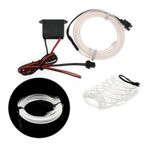 Beyaz Fitilli İp Neon Led Torpido Şeridi 2 Metre