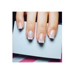 Beyaz Gül Desenli Tırnak Dövmesi Tırnak Tattoo Nail Art Tırnak Sticker ScaNM153