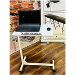 Beyaz Hasta Yemek Masası Ayarlanabilir (Mdf) Kontrplak - 40 cm