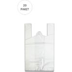 Beyaz Hışır Atlet Poşet Mini Boy 22X31 Cm 20 Paket Takriben 10.000 Adet