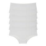 Beyaz Kadın Külot 5'li Paket Yüksek Bel 2XL - 93001R012XL