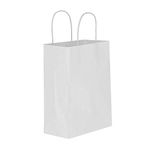 Beyaz Kağıt Hediye Ve Alışveriş Çantası(25x12x31) 50 Adet