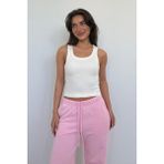 Beyaz Kalın Askılı Fitilli Atlet MG2459 - XL