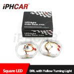 Beyaz Kare Far İçi Angel Led Halka G137