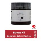 Beyaz Kil Doğal Yüz Bakım Maskesi 500 ml - Bialife