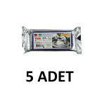 Beyaz Kil Hamuru 500 Gr X 5 Adet (2,5 Kg) Hava İle Kuruyan Seramik & Heykel Kili | Doğal Modelleme Hamuru