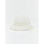 Beyaz Kız Bebek Bucket Şapka