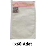 Beyaz Kral Kese Super Kalin Cok Sert Banyo Hamam Kesesi 60 Adet