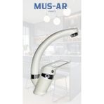 Beyaz Krom Lavabo Bataryası Çift Su Girişli