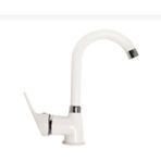 Beyaz Lavabo Bataryası Armatür
