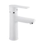 Beyaz Lavabo Bataryası Beyaz Lavabo Musluğu Mat Beyaz Leylak Armatür
