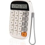 Beyaz LCD Ekranlı 10 Tuşlu Mekanik Görünümlü Hesap Makinesi - Seçenek 1 - Cappuccino