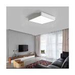 Beyaz Ledli 24 Watt Sıva Üstü LED Panel Tavan Armatürü Spot LED Lamba Kare Armatür