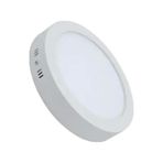 Beyaz Ledli 24 Watt Yuvarlak Sıva Üstü Led Panel Tavan Armatürü Spot Led Lamba 30x30