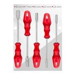 Beyaz Lokma Tornavida Seti (6-7-8-10-13 Mm) 5 Pcs
