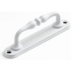 Beyaz Metal Kapı Çekme Kolu 12 Cm Dolap Mobilya Dolap Çekmece Tutamağı Kulp Saclı Kulpları