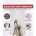 Beyaz Mıknatıslı Kapı Sinekliği 105X210CM - 105 x 210 cm