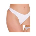 Beyaz Modal Pamuklu String Tanga Dantelli Kadın Külot, M, İM4371-198IGP103472