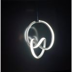 Beyaz Modern Sarkıt LED Avize