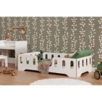 Beyaz Montessori Yatak Mdf Çocuk ve Bebek Odası Karyola