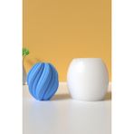 Beyaz Orta Boy Spiral Mum Silikon Kalıp, 9 Cm, Mum Yapım Malzemeleri - Seçenek 1