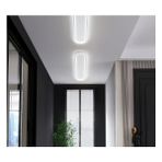 Beyaz Oval 40X16CM 4000k Işık Rengi, Kumandalı, LED Tavan Lambası, oval Avize, modern Aydınlatma