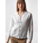 Beyaz Oversize Hırka