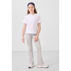 Beyaz Pamuklu O Yaka Oversize Fit Basic Kız Çocuk T-Shirt - 75182 - 13 - 14 Yaş