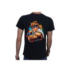Beyaz Penguen (315) Splash Fight T-shirt%100 Pamuklu Siyah Penye Basic Erkek Tişört Siyah S