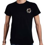 Beyaz Penguen Bulldog Siyah Erkek T-shirt