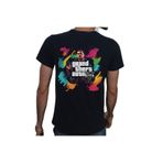 Beyaz Penguen GTA Siyah Erkek T-shirt