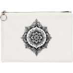 Beyaz Penguen Tattoo Tablet/portföy Çanta - Astarlı 30X21 cm Beyaz