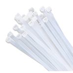 Beyaz Plastik Kablo Bağı Plastik Kelepçe 4,8MMX20CM 100 Adet