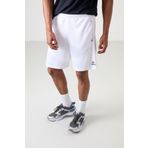 Beyaz Polyester Kalın Yumuşak Comfort Fit Erkek Şort - 81271