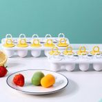 Beyaz Pratik Dondurma Tepsisi Pürüzsüz Yüzey Gıda Sınıfı Uygun 10 Izgaralar Buz Küpü Krem Makinesi Kalıp Dondurma Kalıp Buz Yapma (Yurt Dışından) - Ice Cream Sticks - Renkli