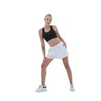 Beyaz Rahat Kesim Pamuklu Kadın Spor Şortu Beyaz M