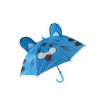 Beyaz Rain Walker Kedi Şemsiye Mavi