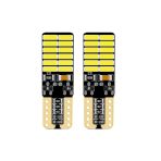 Beyaz Renk 24 Ledli 2 Adet T10 Dipsiz Led Ampul Park Ampulü Yüksek Işık Güçlü Canbuslü