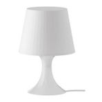 Beyaz Renk Abajur Ikea 40 W Meridyendukkan 29 Cm Masa Lambası Abajur