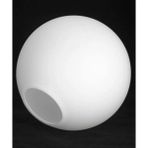 Beyaz Renk Glop Cam - Avize Fanusu - Cam Küre - 15 cm Çap - E27 Ampul Uyumlu