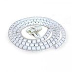 Beyaz Renk Spiral kablo toplayıcı kablo düzenleyici spiral Ø 0.28mm1,5m