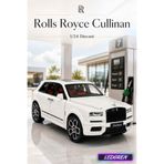 Beyaz Renkli Rolls-Royce Cullinan 1/24 Diecast Koleksiyon Maket Model Araba