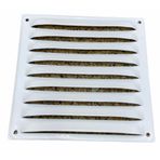 Beyaz Sabit Kanat Metal Menfez 150X150 (Beyaz)